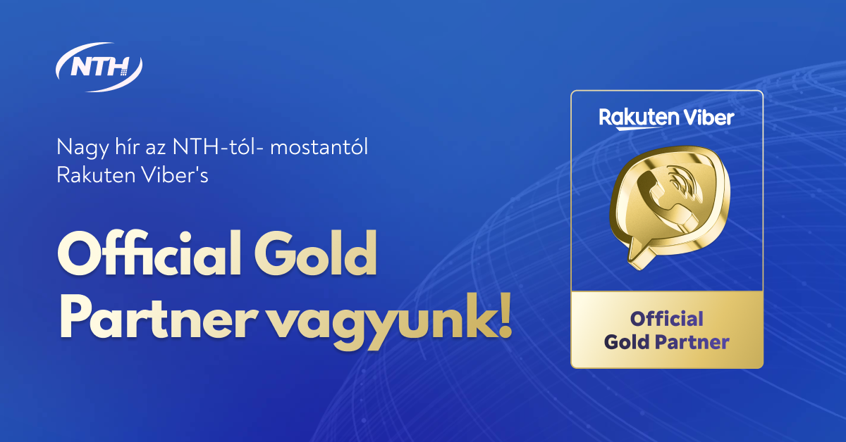 Új títulus: Az NTH mostantól a Rakuten Viber hivatalos aranypartnere!
